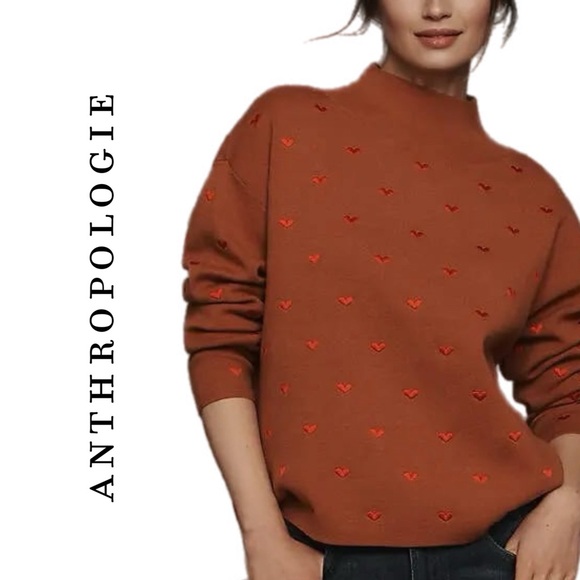 Anthropologie Maeve Carys Mock Neck Sweater - Picture 1 of 10